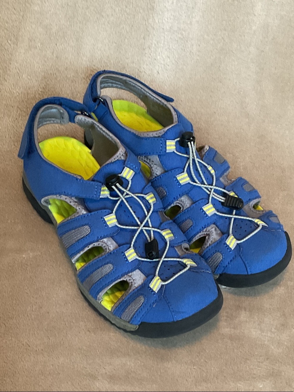 Clarks Tuvia Melon Blue Sport Sandals Size 9.5